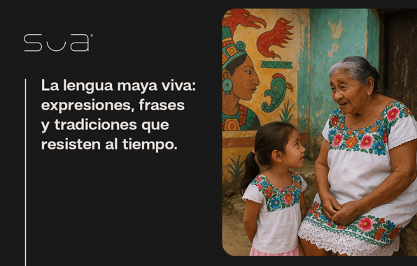 Lengua maya viva transmitida entre generaciones en Yucatán.