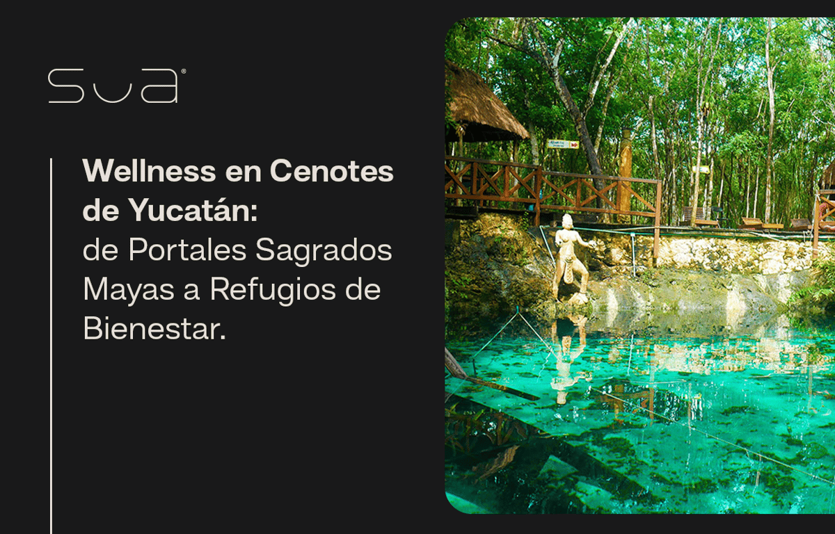 Wellness en Cenotes de Yucatán: de Portales Sagrados Mayas a Refugios de Bienestar.